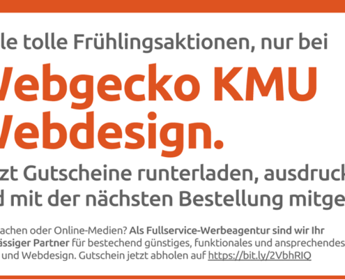 Blog Webgecko Frühlingsaktion