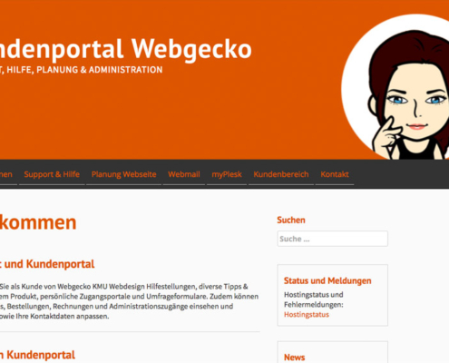 Blog Webgecko Kundenportal