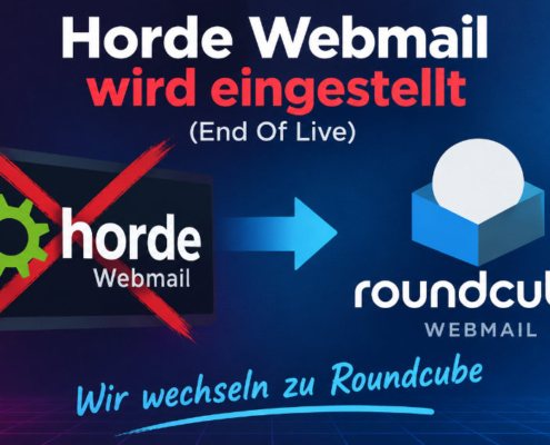 Unser Webmail Horde wird eingestellt: Jetzt umgehend zu «Roundcube» wechseln